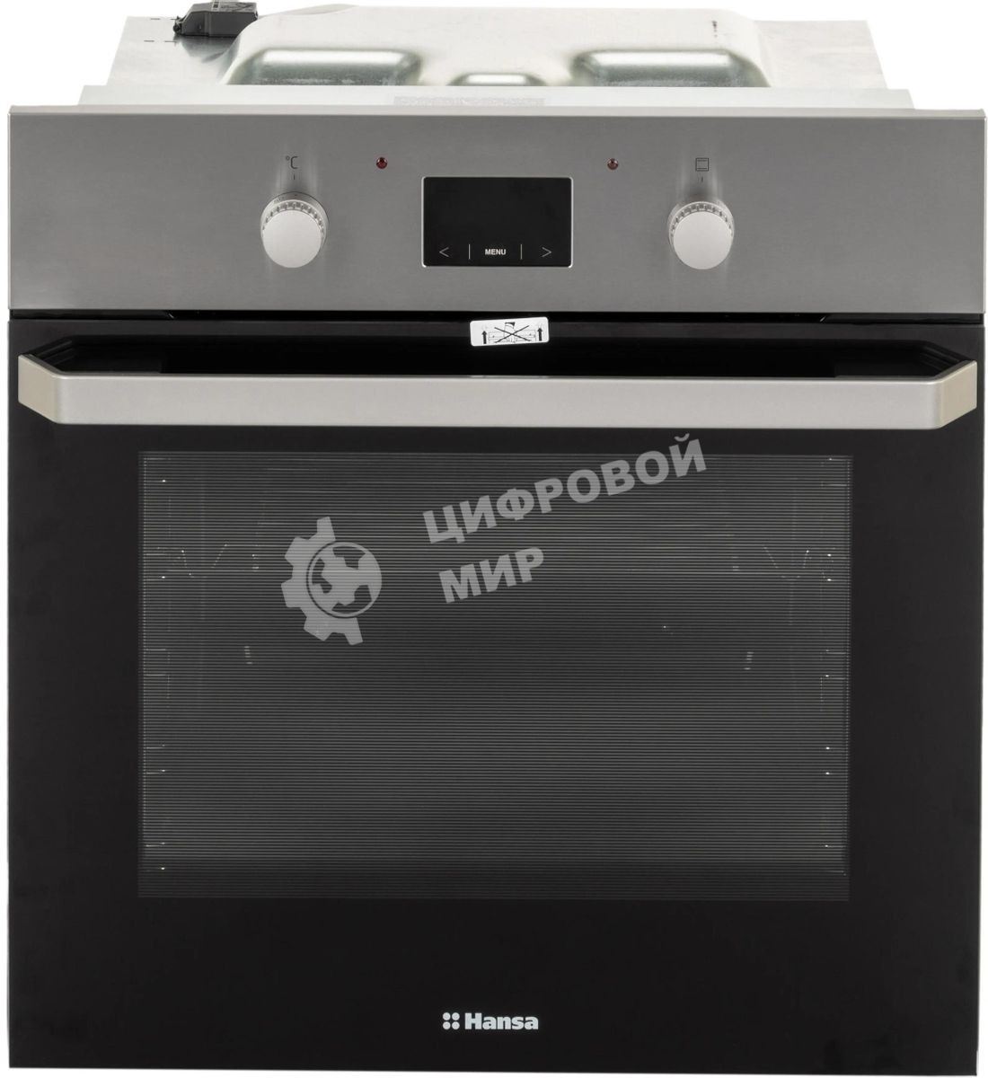 Духовой шкаф электрический Hansa BOEI684721 нержавеющая сталь/черный, встраиваемый