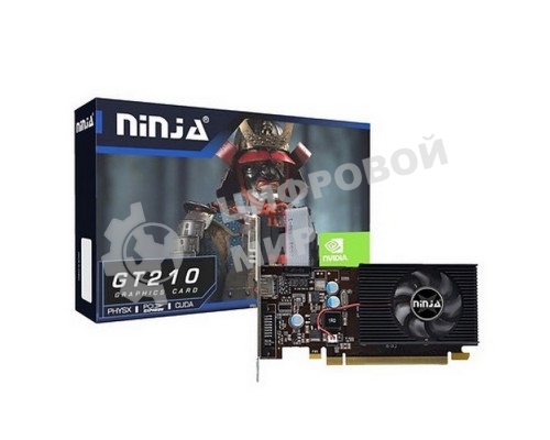 Видеокарта Ninja (Sinotex) GT210 512M 64bit DDR3 DVI HDMI CRT PCIE