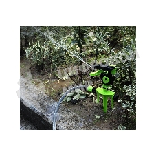 Дождеватель-разбрызгиватель импульсный на 3-х пиках Deli DL581302 площадь орошения до 490кв.м, сектор полива 0-360 град, диаметр шланга 3/4