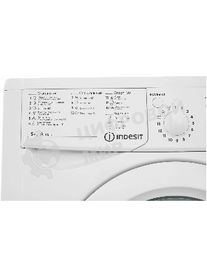 Стиральная машина Indesit IWSD 51051 CIS белый, загрузка фронтальная 5 кг, 1000 об/мин., класс: А