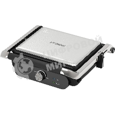 Гриль электрический Hyundai HYG-3041 2000Вт черный/черный