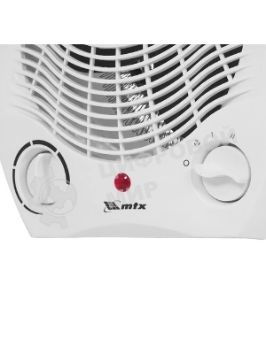 Тепловентилятор MTX FHS-2000, белый, 1000/2000 Вт, 25 м2, термостат
