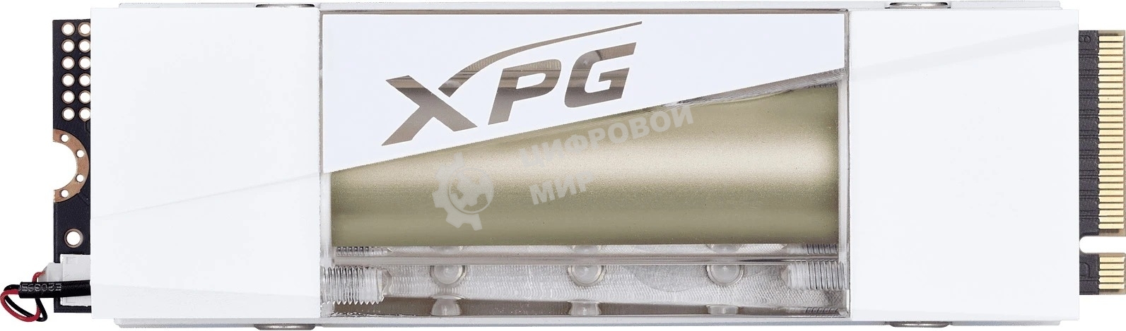 Накопитель SSD ADATA XPG MARS 980 STORM, 2Tb, PCIe 5.0 x4, M.2 2280, NVMe, R/W 14000/13000, с радиатором