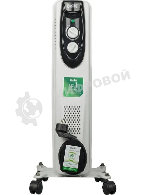 Обогреватель масляный Ballu Classic BOH/CL-05WRN (5 секций), белый, 1000 Вт, 15 м2, термостат