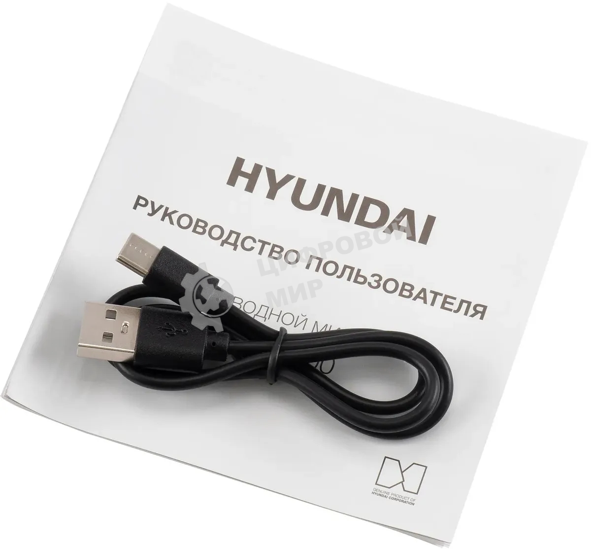 Микрофон беспроводной Hyundai H-MIC100 черный