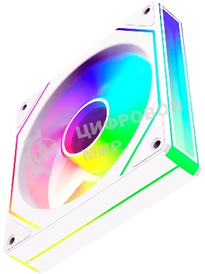 Вентилятор для корпуса Bloody CF-11 LCD ARGb 120х120x25 белый 4-pin 32дБ (упак.:1шт) (CF-11-ARGb120-WH) Ret