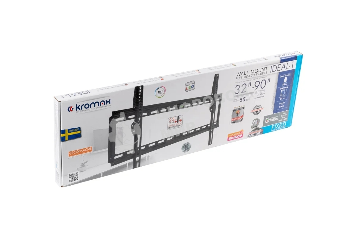 Кронштейн для телевизора Kromax IDEAL-1 черный 32