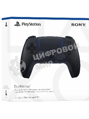 Геймпад Sony PlayStation 5 DualSense Wireless Controller CFI-ZCT1W черный (PS719827696)