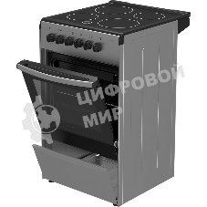 Плита электрическая Darina 1B EC 341 606 silver серебристый/черный, конфорок 4 шт, духовка 50 л, 50 см x 85 см x 56 см