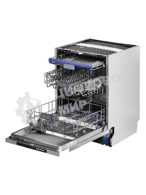 Встраиваемая посудомоечная машина Maunfeld MLP-123D Light Beam, серебристый, 59.8 см, 14 компл., 49 дБ, класс A++