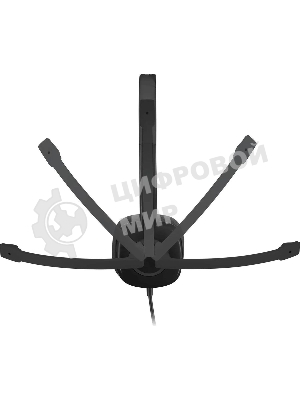 Гарнитура Logitech H151 чёрный, проводная, 3.5 мм