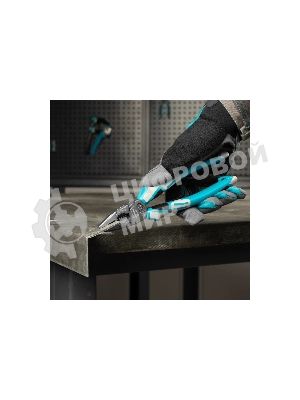 Плоскогубцы Gross 16975 комбинированные, 205 мм, трехкомпонентные рукоятки