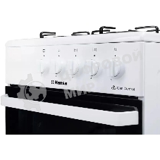 Плита газовая Hansa FCGW510029A белый, конфорок 4 газовых, духовка 53 л, 50 см x 85 см x 57 см