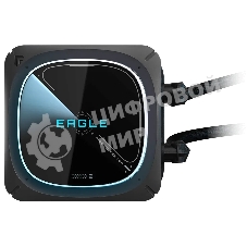 Жидкостная система охлаждения Gigabyte Eagle 360 ARGB черный, алюминий/медь, 2000 об/мин, 37.6 дБ, 4 pin