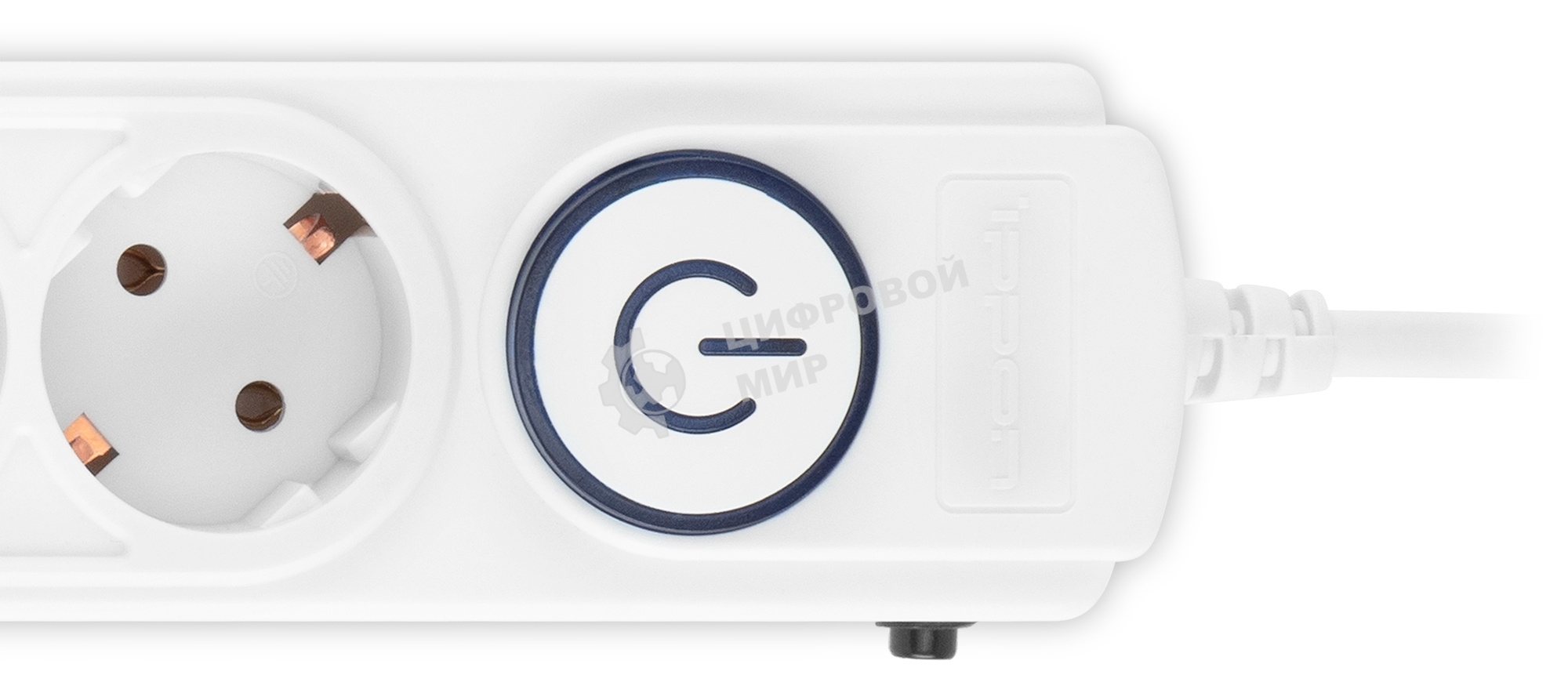 Сетевой фильтр Ippon BK-6-EU-3-10-W 3 м, 6 розеток, белый, коробка