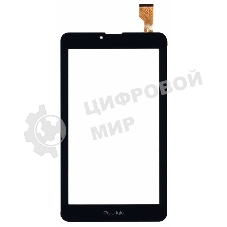 Сенсорное стекло (тачскрин) для Prestigio PMT1157, черное