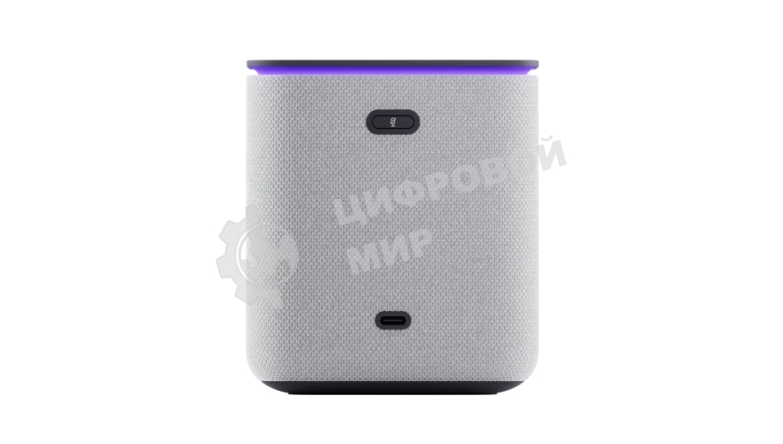 Умная колонка Яндекс Станция Миди, ZigBee, 24Вт, с голосовым ассистентом Алиса на YaGPT, серый