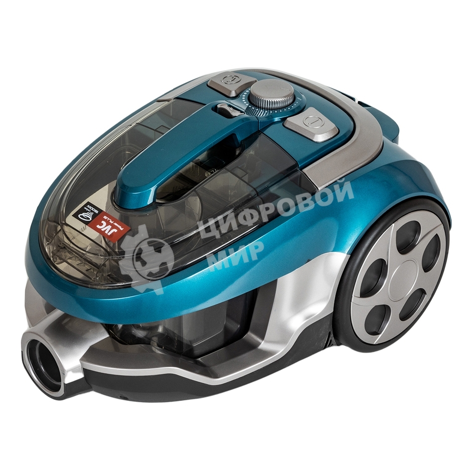 Пылесос JVC JH-VC401 бирюзовый/серый, 320/1800 Вт, уборка сухая, пылесборник контейнер 2,5 л.