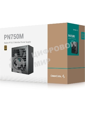 Блок питания Deepcool/GamerStorm PN750M V2 Gen.5, 750Вт, 80 PLUS Gold, 120мм, черный