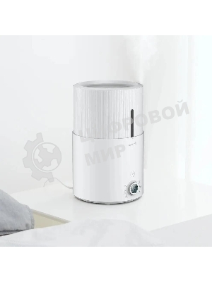 Увлажнитель воздуха Deerma DEM-SJS300W белый, 25 м², 4.4 л, ультразвуковой, ароматизация, 3 скорости, верхний залив воды, управление со смартфона