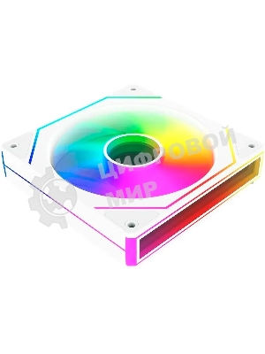 Вентилятор для корпуса Bloody CF-11 LCD ARGb 120х120x25 белый 4-pin 32дБ (упак.:1шт) (CF-11-ARGb120-WH) Ret