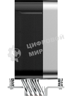 Кулер для процессора Ocypus Delta A40 EX BK ARGB, 120мм ARGB FAN, 4 HEAT PIPES, 4-PIN PWM, 500-1800 RPM, 29DBA, HYDRO BEARING, LGA115X/1200/1700/18XX, AM4/AM5