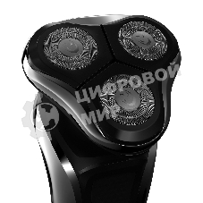Электробритва PMR 0307RС wet&dry PRO 5 blades+ электрическая (Polaris), черный/хром