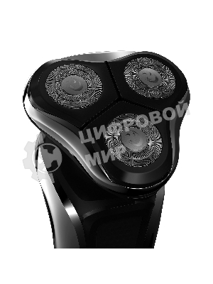 Электробритва PMR 0307RС wet&dry PRO 5 blades+ электрическая (Polaris), черный/хром
