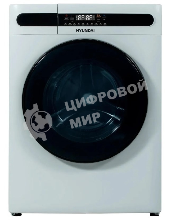 Стирально-сушильная машина Hyundai WMD8413 белый, загр. фронтальная макс.: 8 кг 1400 об/мин класс: А++