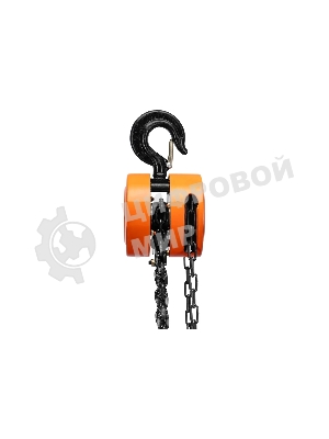 Таль цепная Sparta 2 т, h подъема 2,5 м, расстояние между крюками 380 мм