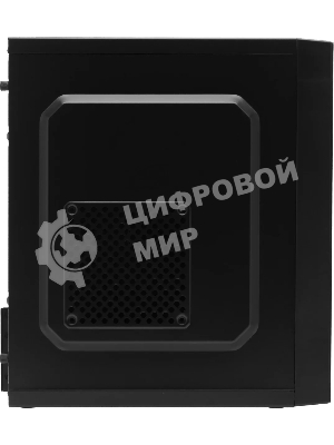 Компьютерный корпус Accord ENTRY ACC-242B черный без БП mATX 2xUSB 2.0 audio