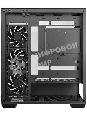 Компьютерный корпус Deepcool CG580 4F V2 без БП, боковое окно (панорама), 4x120мм ARGB PWM вентилятора, черный, ATX (R-CG580-BKADA4-G-2)