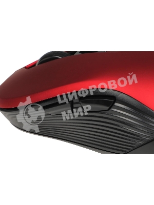 Мышь беспроводная Defender Gassa MM-105 красный, 1600 dpi, радиоканал, USB, кнопки - 6
