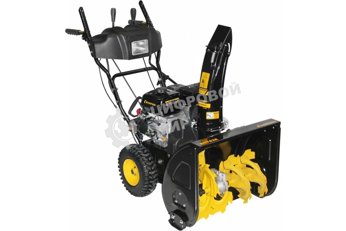 Снегоуборщик бензо6. 5 лс 196 см3 шир. захв. 62см выс. захв. 51 см 6+2ск. 82 кг эл/старт