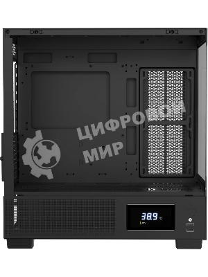 Компьютерный корпус AeroCool/Formula V Line Crystal E1M Black, MATX, USB3.0*2, Switch Display Panel