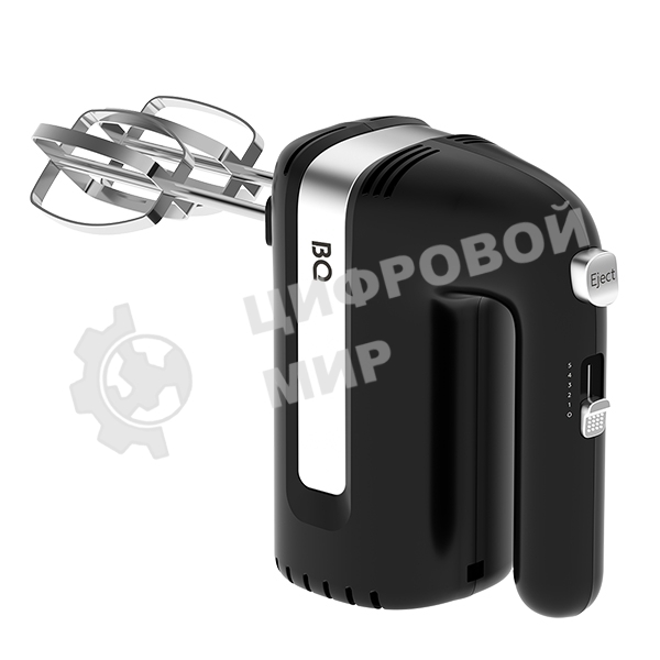 Миксер BQ MX421 черный. Мощность:150 Вт, 5 скоростей работы, скорость вращения до 1400 об,мин