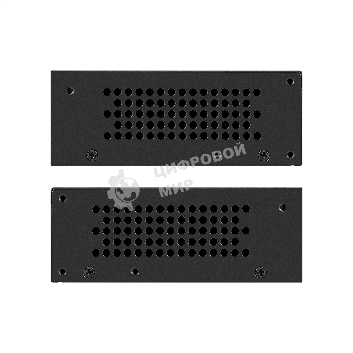 Коммутатор неуправляемый ExeGate EDES-1010D.8PoE-96W (10-портовый UTP 10/100 Base-Tx: 8 портов IEEE 802.3af (PoE), мощность PoE: 25W, суммарно 96W, 2 порта RJ45 uplink, настенный/настольный, металлический корпус)