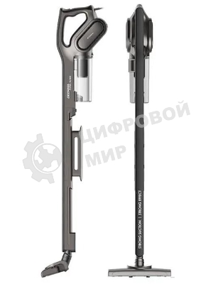 Пылесос вертикальный DEERMA Combo DX700S серый/черный, питание от сети, 210 Вт, уборка сухая, пылесборник 0.8 л