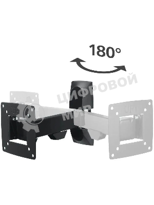 Кронштейн для телевизора Hama 00220820 черный, 10