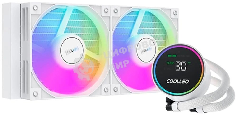 Система жидкостного охлаждения Coolleo ICE Fairy DIG 240 LITE WH (DIG-240-LITE-WH)