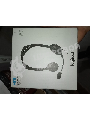 (Поврежденный товар) Гарнитура Logitech Headset H111 Stereo grey (1 x 3.5мм, кабель 1.8м) (981-000588_(Поврежденный товар) 005152)