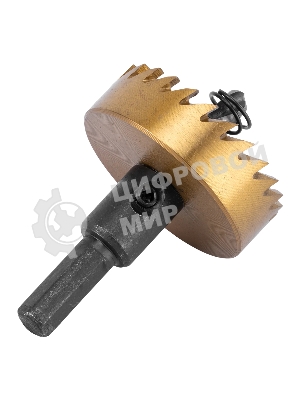 Коронка по металлу Denzel HSS, 45 мм, нитридтитановое покрытие