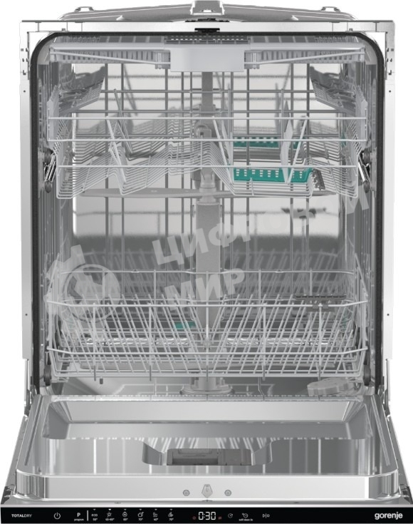 Встраиваемая посудомоечная машина Gorenje GV643D90, черный, 60 см, 16 компл., 45 дБ, класс A+++