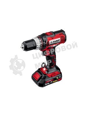 Дрель-шуруповерт Зубр ДШЛ-145-22, 14,4 В, 2 Ач, 35 Нм, щеточный