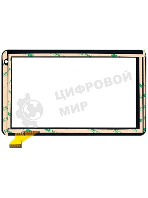 Сенсорное стекло (тачскрин) для Prestigio SmartKids 3997, черное