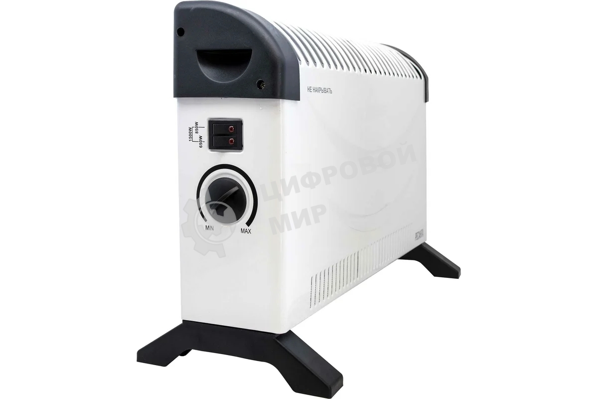 Конвектор электрический Ресанта ОК-1500С белый, 1500 Вт, 20 м2, термостат