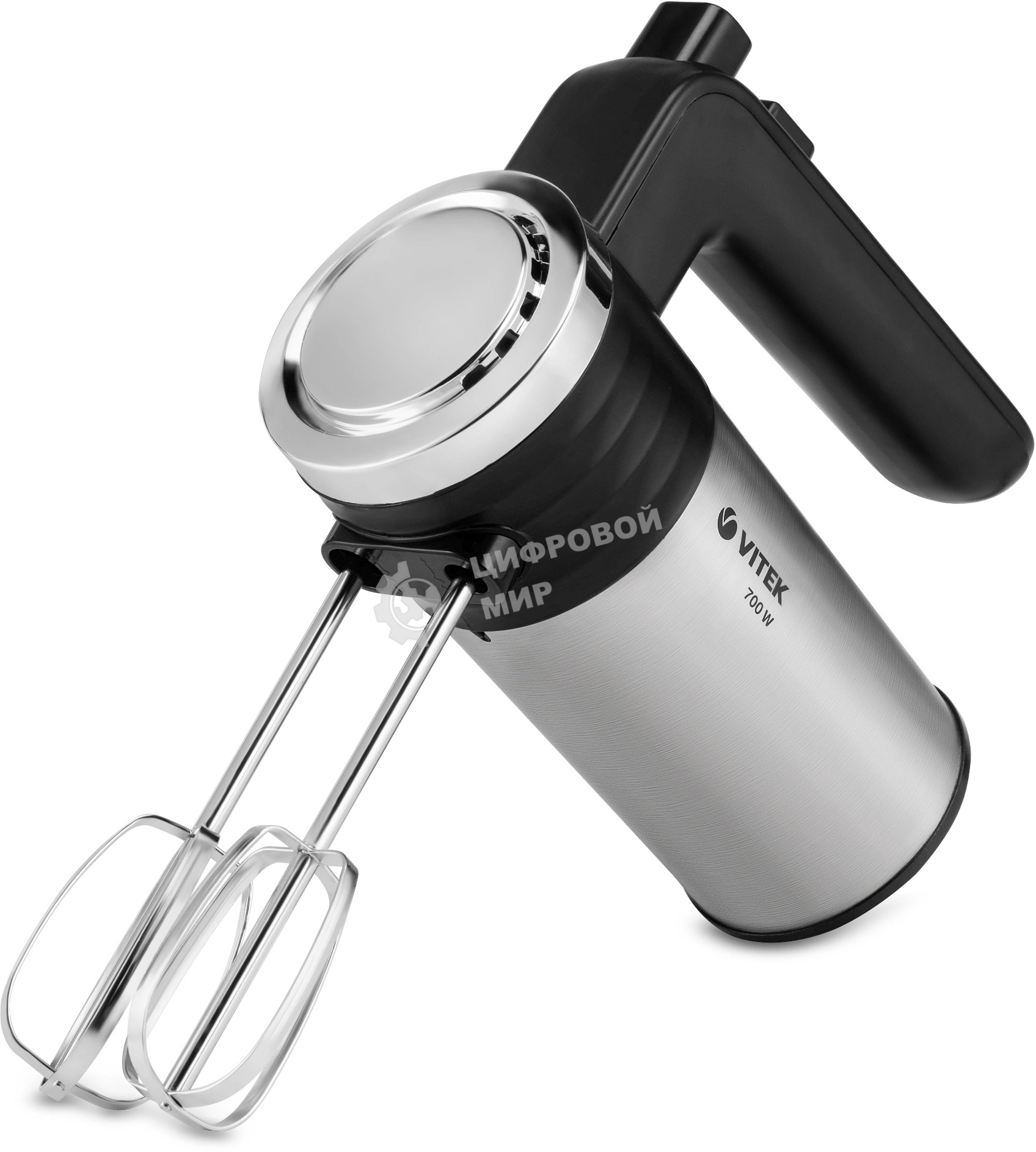 Миксер ручной Vitek VT-1404 700 Вт, черный/серебристый