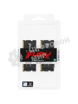 Оперативная память Kingston Fury Impact, DDR5, 32Gb (2x16 Gb), 4800 MHz, CL38, SO-DIMM