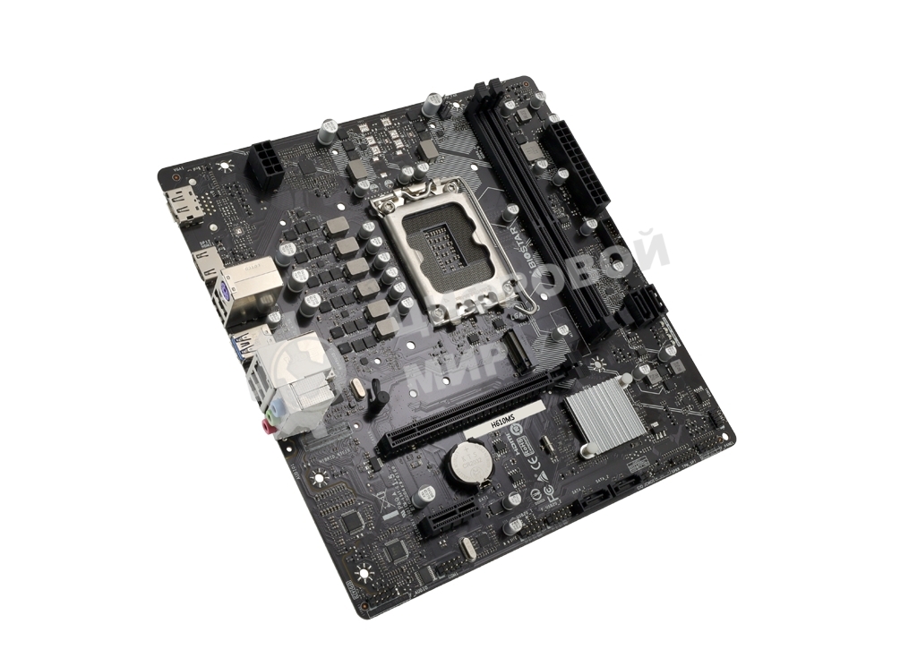 Материнская плата Biostar H610MS, LGA 1700, Intel H610, 2xDDR4, 4xSATA, 1xM.2, 1xPCIe 4.0 x16, 1xPCIe x1, 1xHDMI, 1xDP, 1x 1Gb LAN, 1xUSB-A 3.2 Gen 1, 4xUSB-A 2.0, 3x3.5 мм, 7.1, mATX