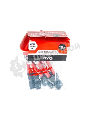 Насадка Milwaukee SHOCKWAVE PZ2 50мм 10шт 4932430866